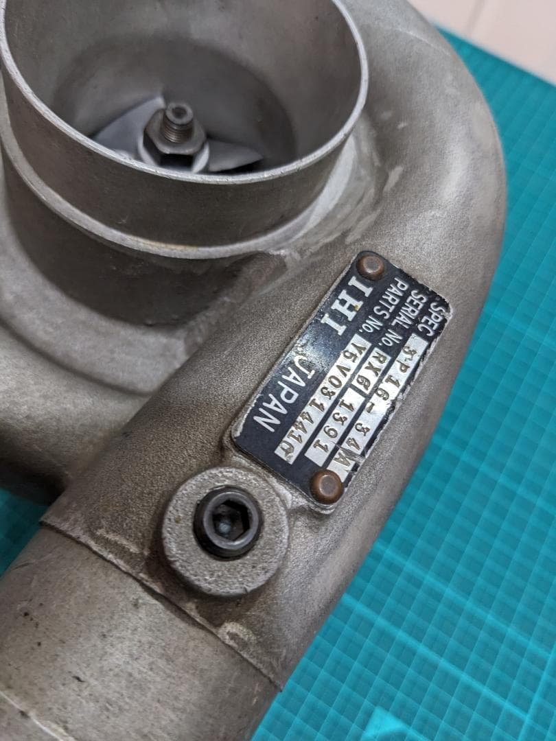 IHI RX6 タービン　ターボチャージャー 3P16-34A 1391