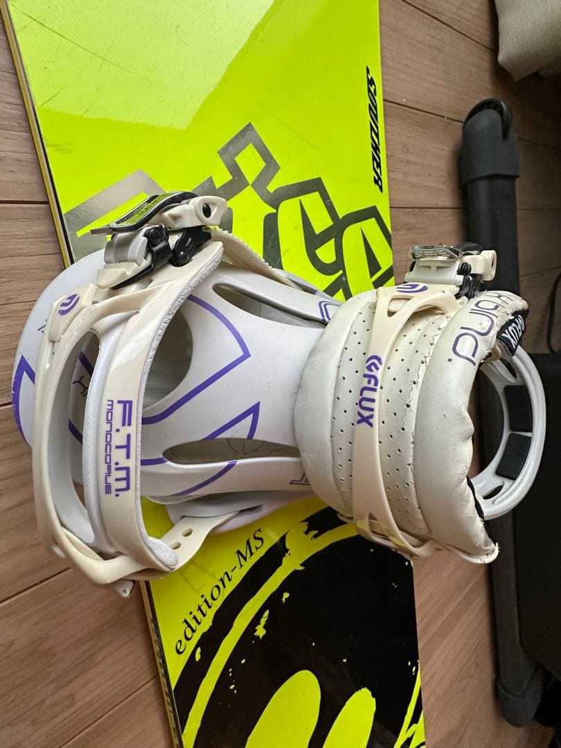 RICE28 スノーボー157 EDITION MS セット FLUX DS