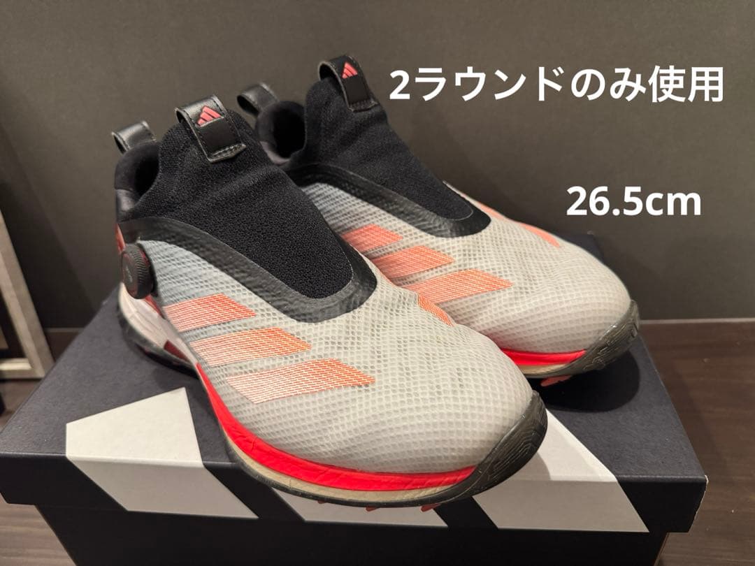 ゴルフシューズ　adidas アディゼロ　ボア　26.5cm