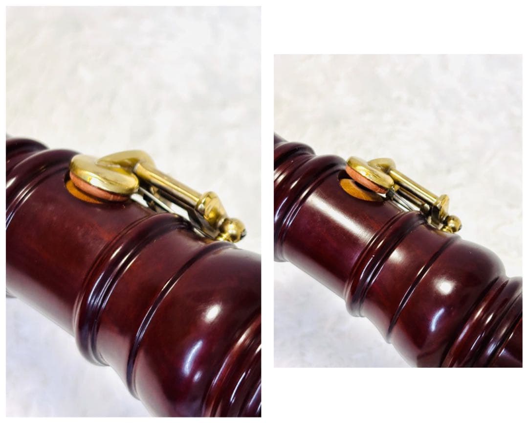 美品 ヤマハ 木製テナーリコーダー バロック式 ケース付