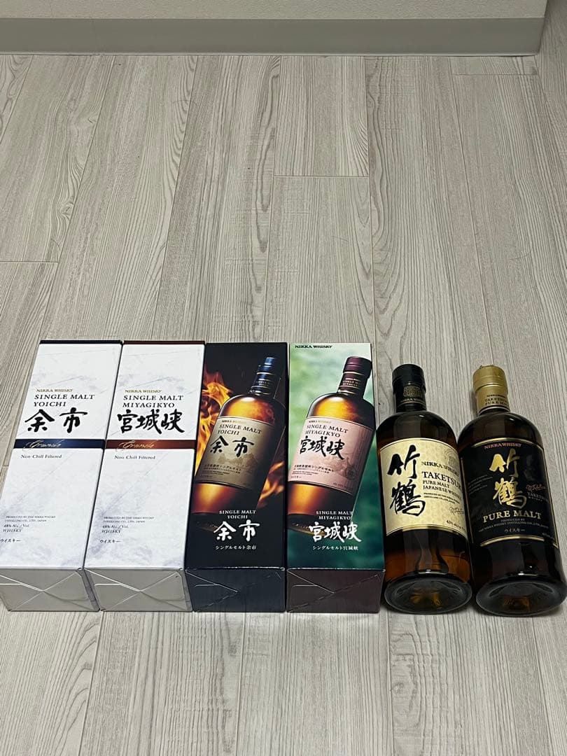 ニッカウイスキー6本セット