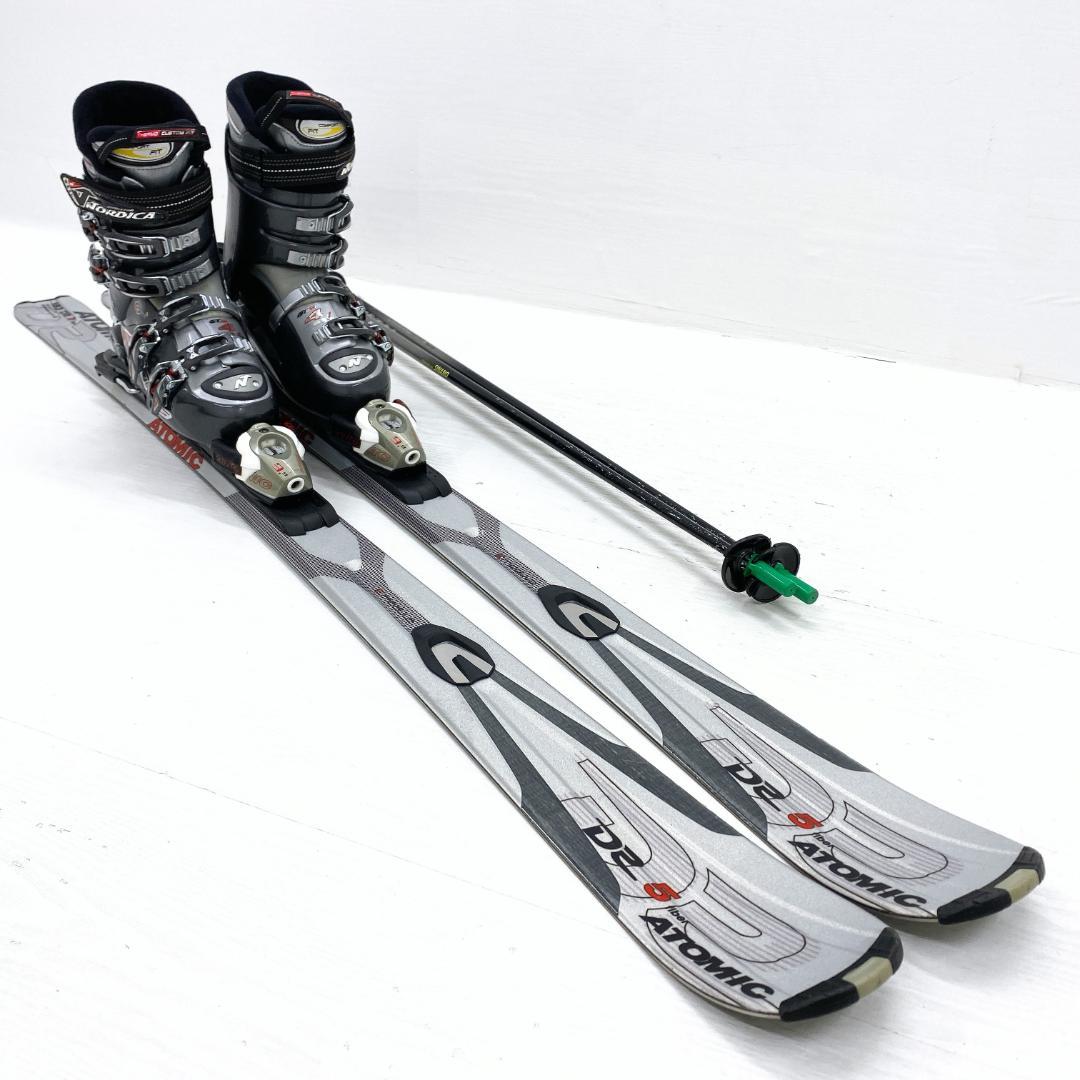 ATOMIC D2 アトミック メンズ スキーセット 153cm 25-25.5