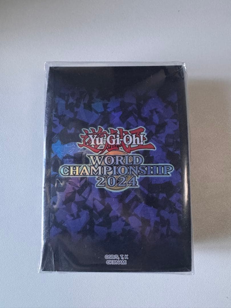 遊戯王 WCS2024 スリーブ 未開封 紫 青　yu-gi-oh 100枚