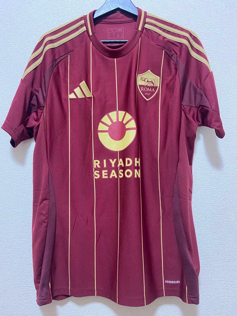 エイブラハム サイン入り ASローマ　選手支給品ユニフォーム