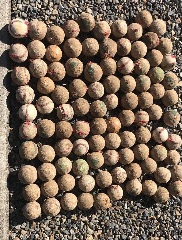 硬式ボール　野球 100球　置きティー付き