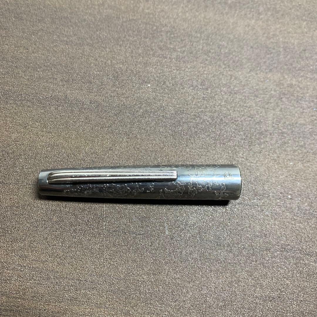 Platinum プラチナ 万年筆18KWG SV925 細字リビエール 銀河