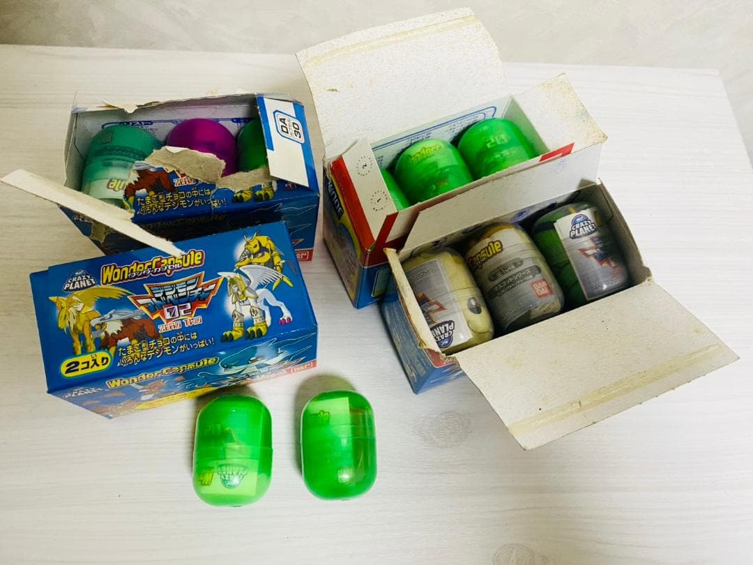 デジモンアドベンチャー　02 ワンダーカプセル 当時物 未開封品あり　レトロ
