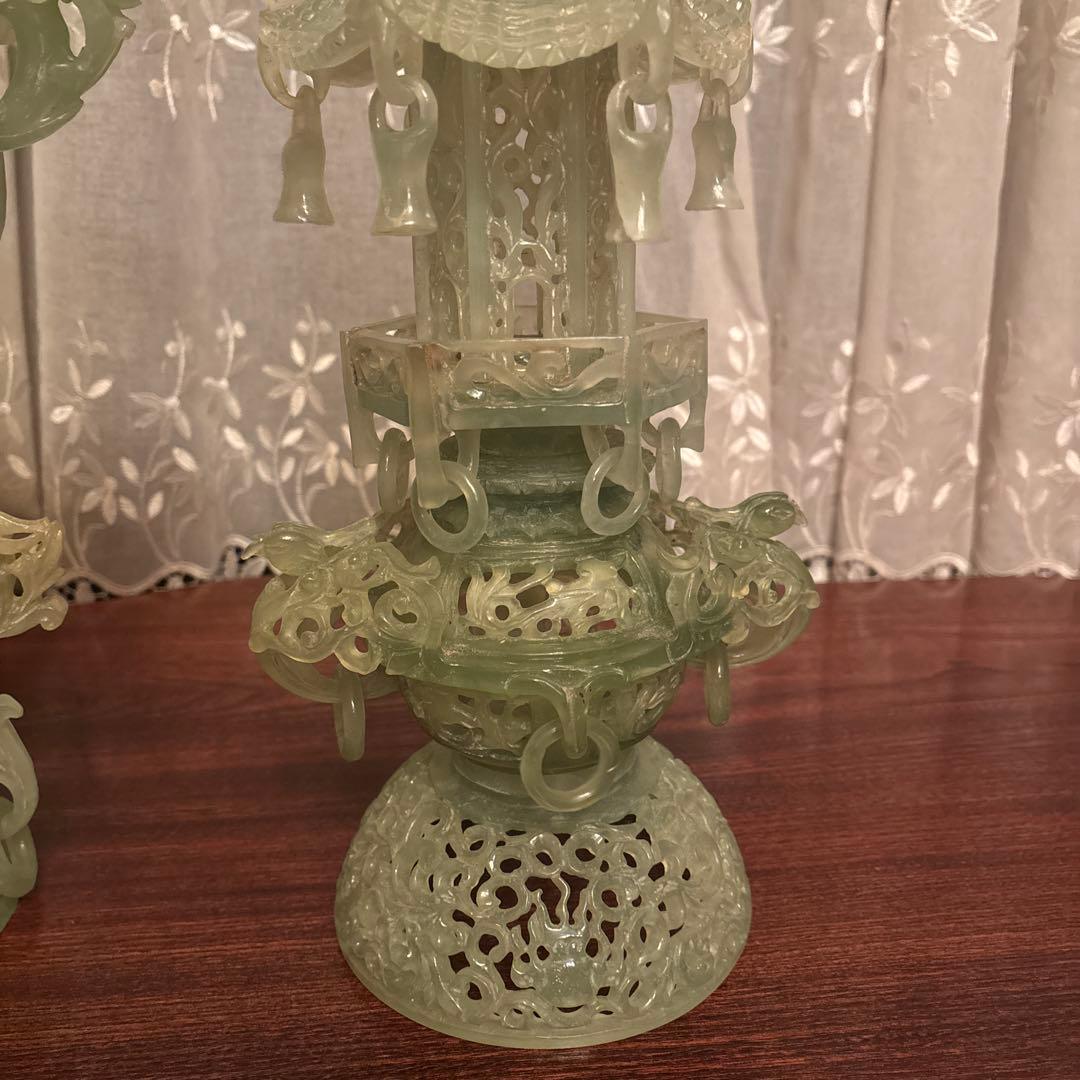 《hulibo》翡翠玉石 中国美術 装飾品 彫刻 中国古玩 アンティーク