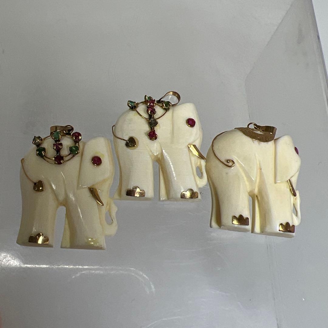 14K585刻印　極上　ネックレストップ3点　タサチ　東さ8-0126☆2F