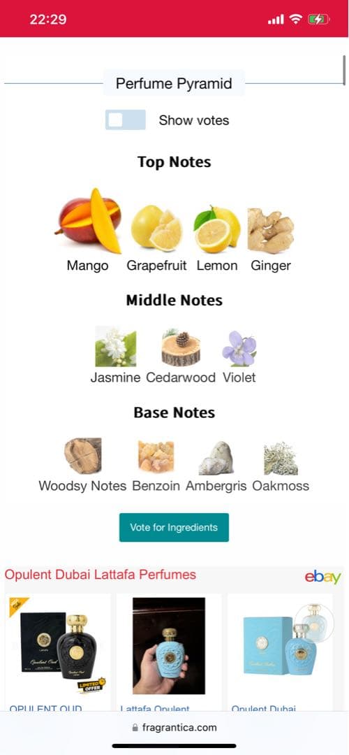 香水(男性用) Lattafa Opulent Dubai