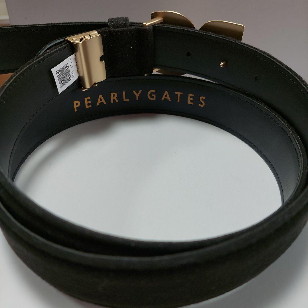 PEARLY GATES PGロゴ ゴルフベルト 青