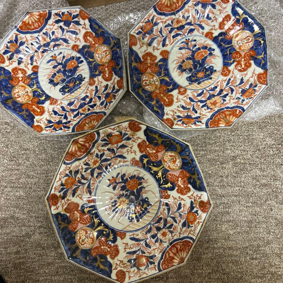 錦手大鉢　3個セット