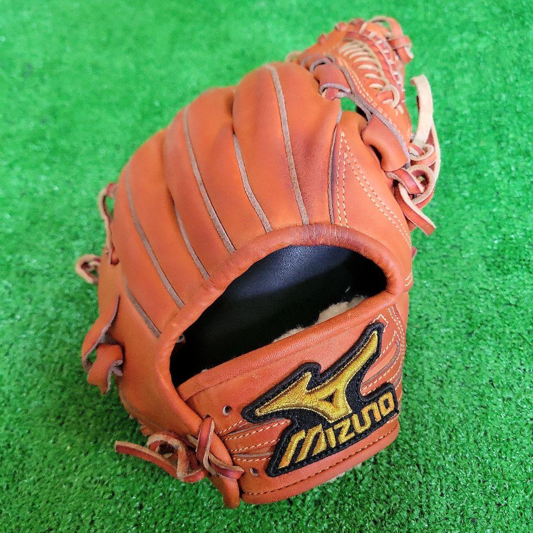 ミズノプロ オーダーグラブ 耕作刻印 内野手用 クレストハイド