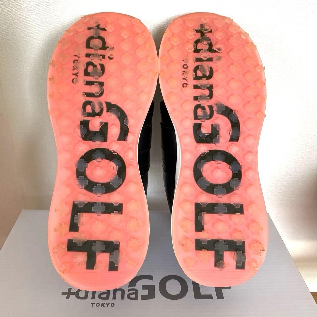 ＋dianaGOLF Diana ゴルフシューズ　黒　23.5 美品