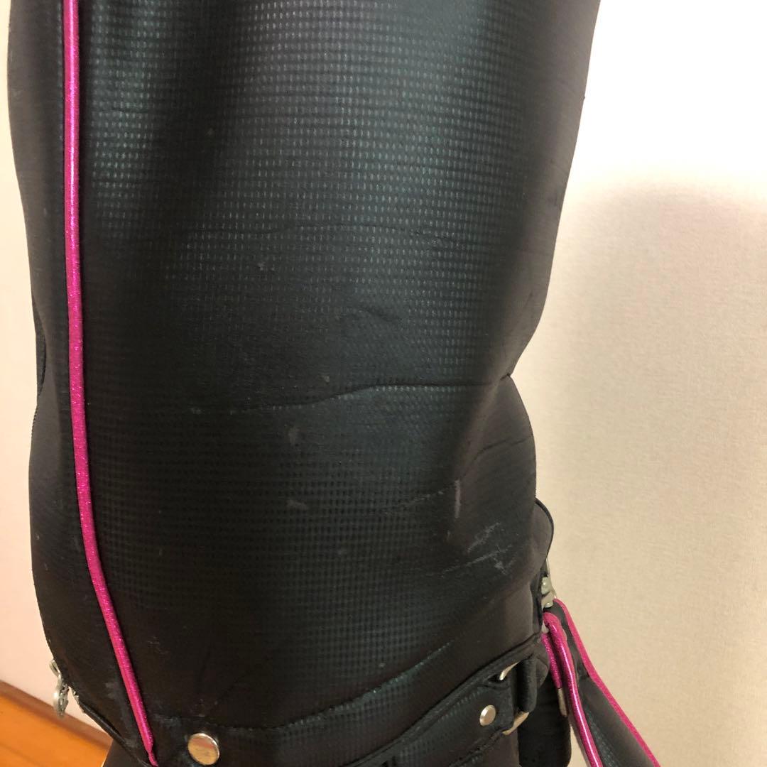 マンシングウェア キャディバッグ ブラック レディース フード付き