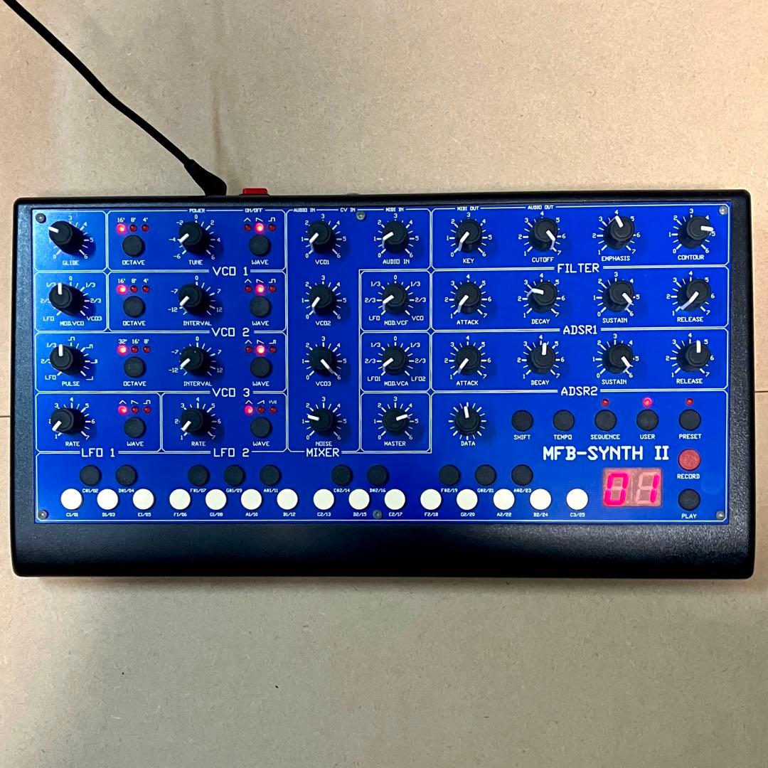 【完動品】 MFB SYNTH II 3VCO アナログシンセ日本語マニュアル付