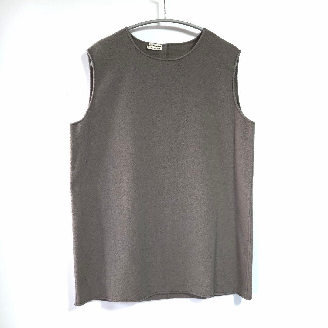 HERMES マルジェラ期 カシミヤフラノベスト グレー エルメス