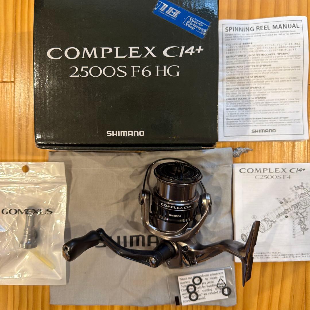 リール SHIMANO COMPLEX C14+ 2500S F6 HG