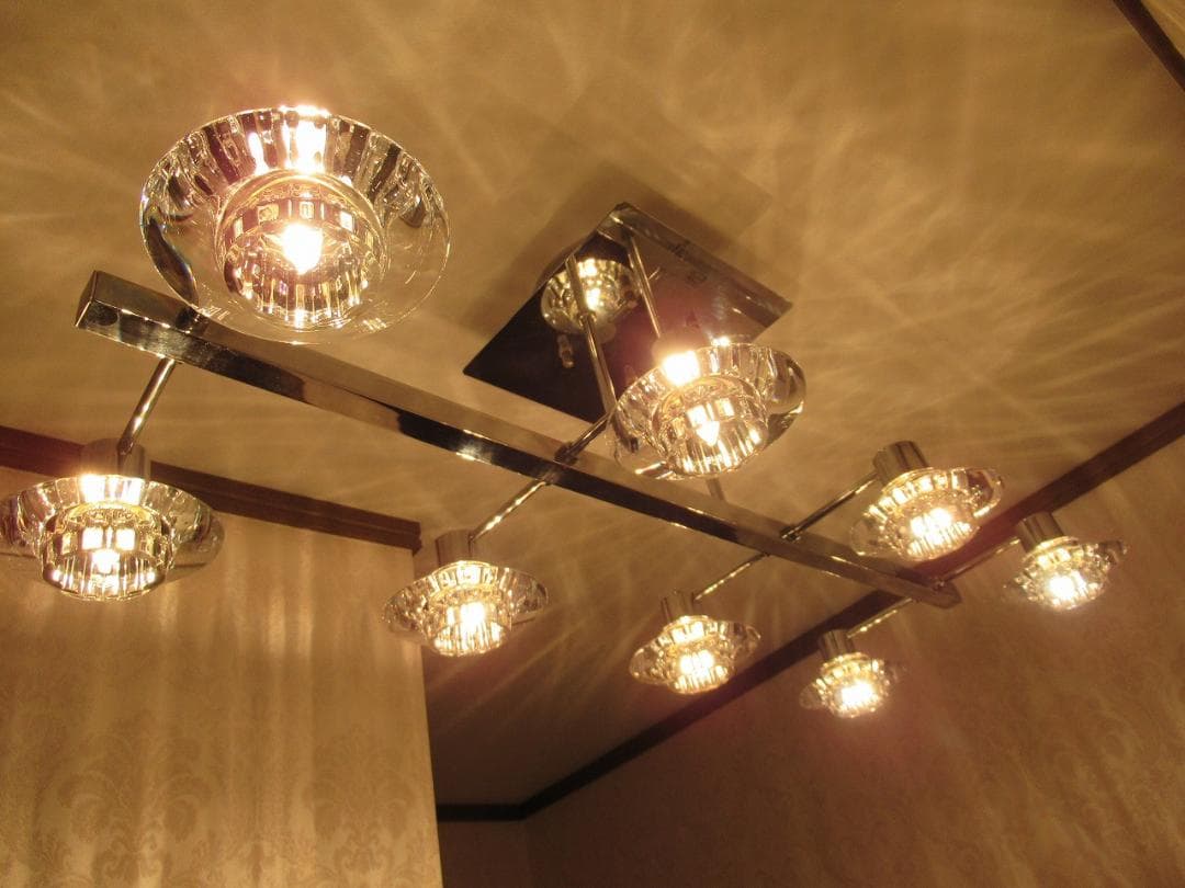 15万 大塚家具 8灯シャンデリア ROG-0660/8 クリスタルガラス