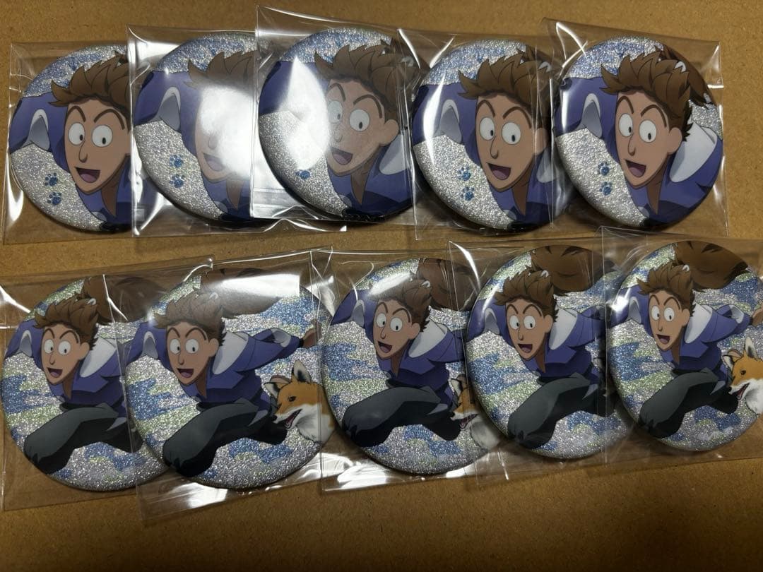 こ*f様 忍たま 東武動物公園 グリッター缶バッジ 鉢屋三郎