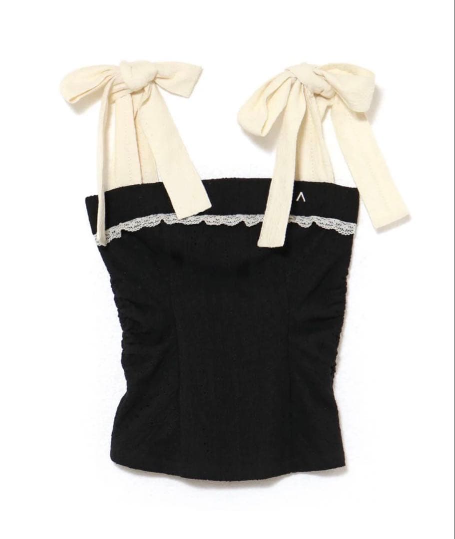 andmary Samantha ribbon tops 【正規品】