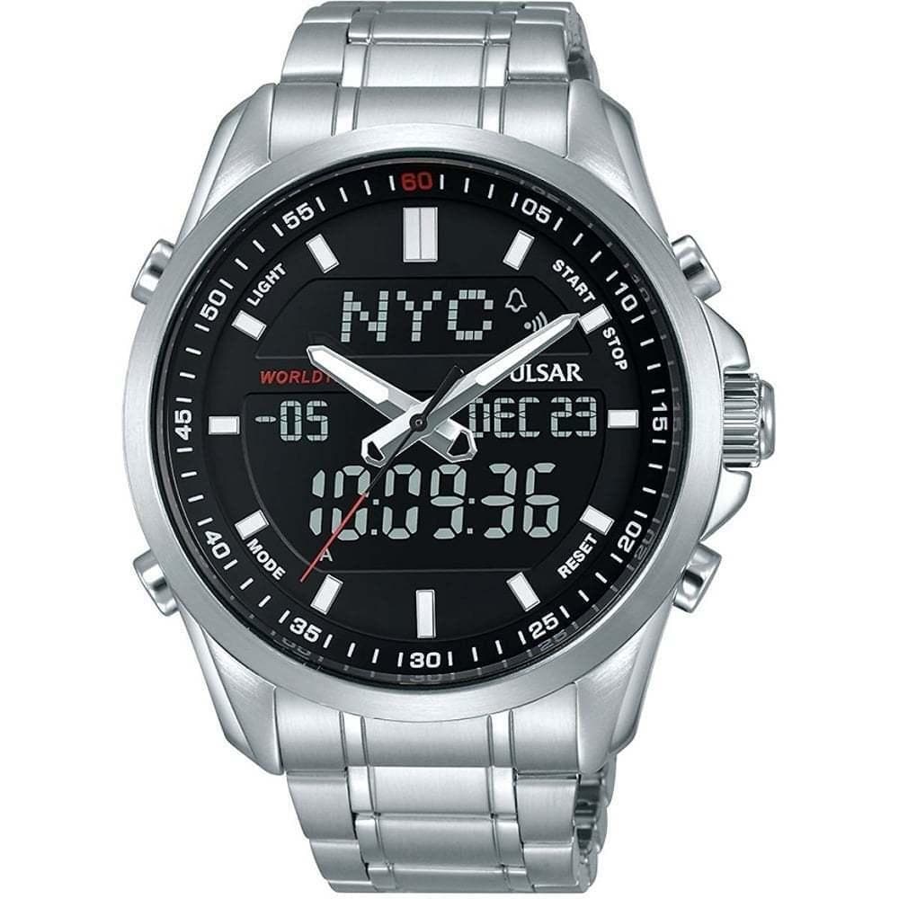 PULSAR PZ4021 Analogue Digital Watch 訳あり