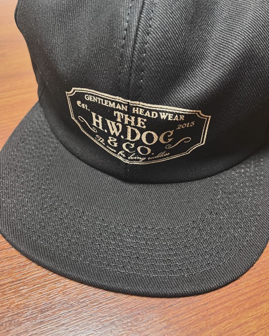 淵太　、H.W.DOG&CO. ワークキャップ 黒 40
