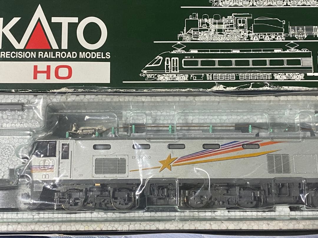 [説明文必読] kato HOゲージ　1-312 EF510 カシオペア色