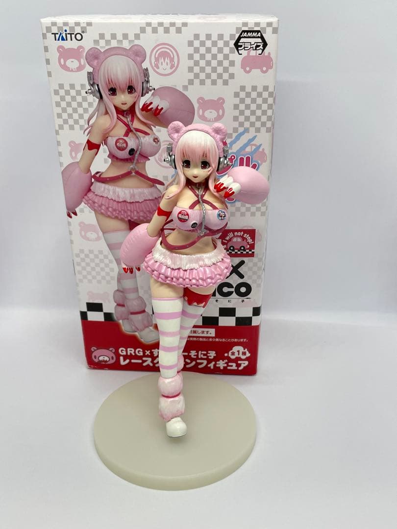 GRG×すーぱーそに子レースクイーンフィギュア　ジャンク品