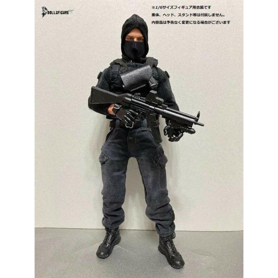 1/6フィギュア用衣装男性用特殊部隊傭兵服コスチューム SP1