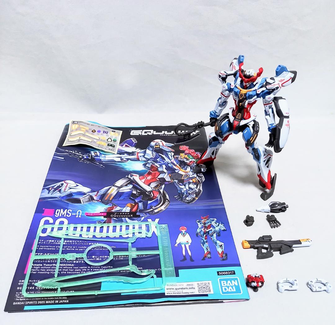 完成品 HG 1/144 GQuuuuuuX ジークアクス 組立て済 ジャンクE
