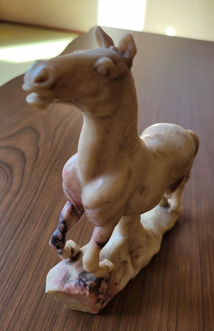 中国産寿山石　馬