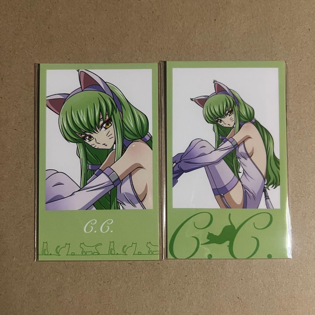 コードギアス ポップアップストア 猫の日 ミニイラストカード C.C.