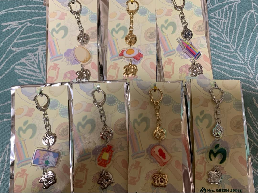Mrs. GREEN APPLE 10周年記念キーホルダー7個セット