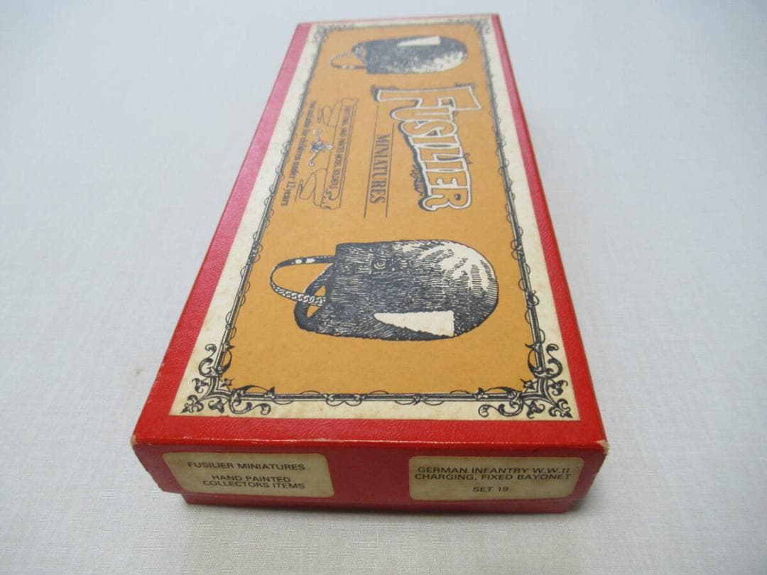 1980年代 英国製◆フュージリア SET19 ミニチュア WW2ドイツ歩兵6体
