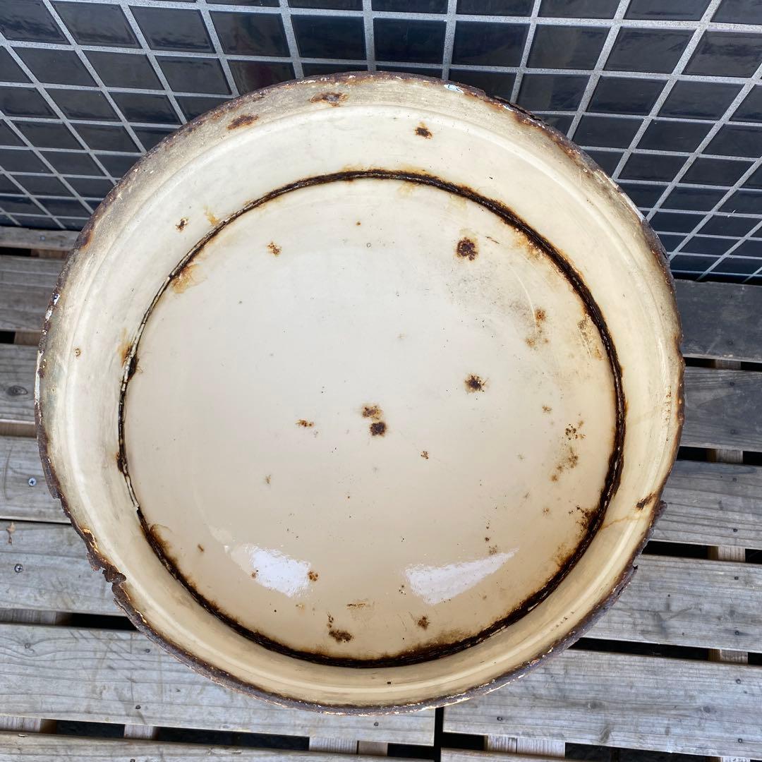 昭和レトロ マルキみそ ホーロー缶 古道具 骨董品 インテリア