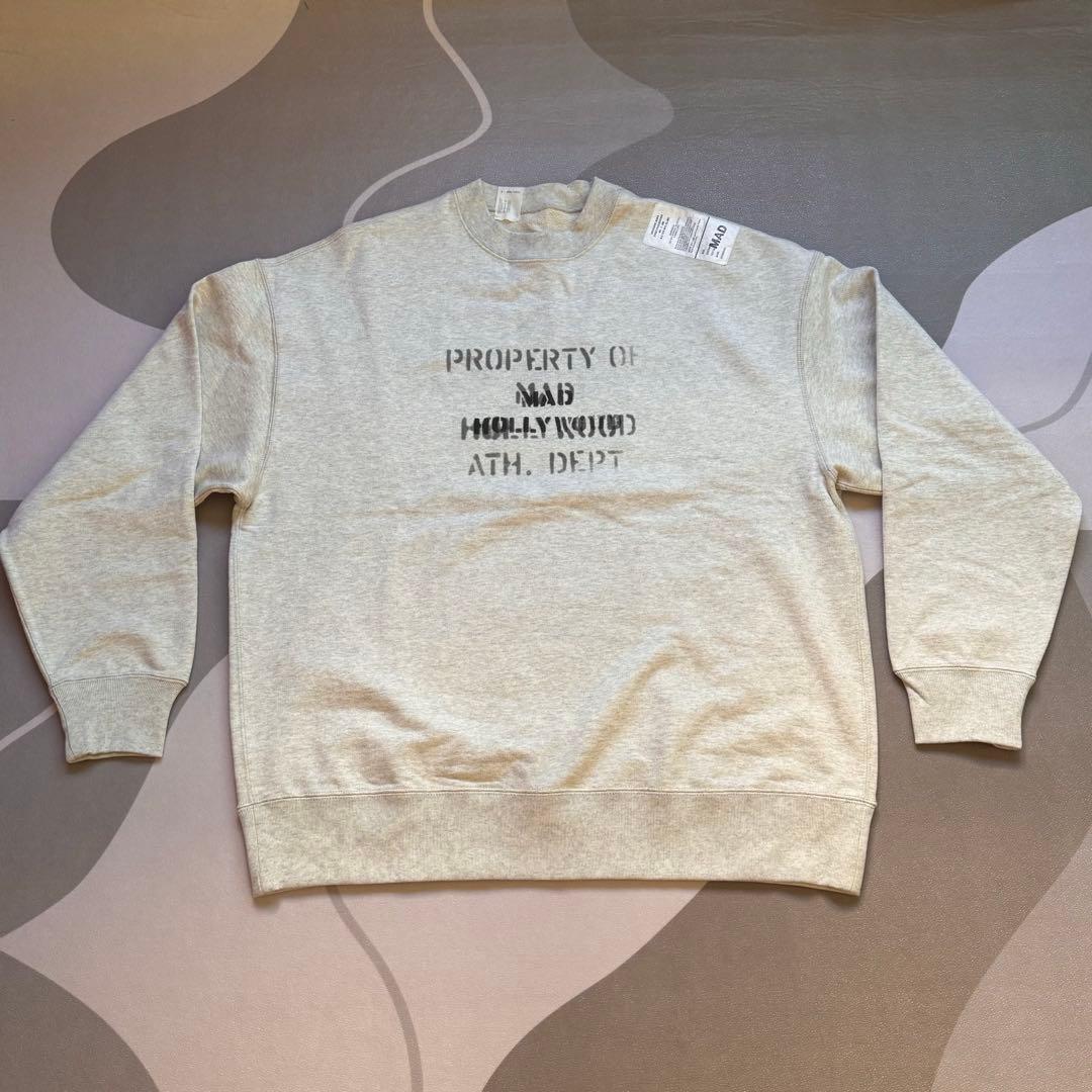 エヌハリウッド × MADNESS クルーネックスウェット 40