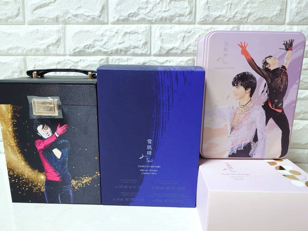 雪肌精 羽生結弦選手 スペシャルボックス&缶ケース