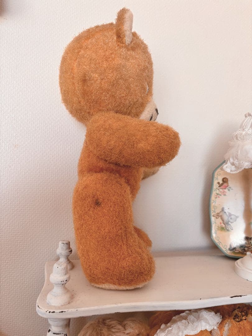 ポンチ目　DDRベア ベルリンベア　アンティークベア　アンティークテディベア