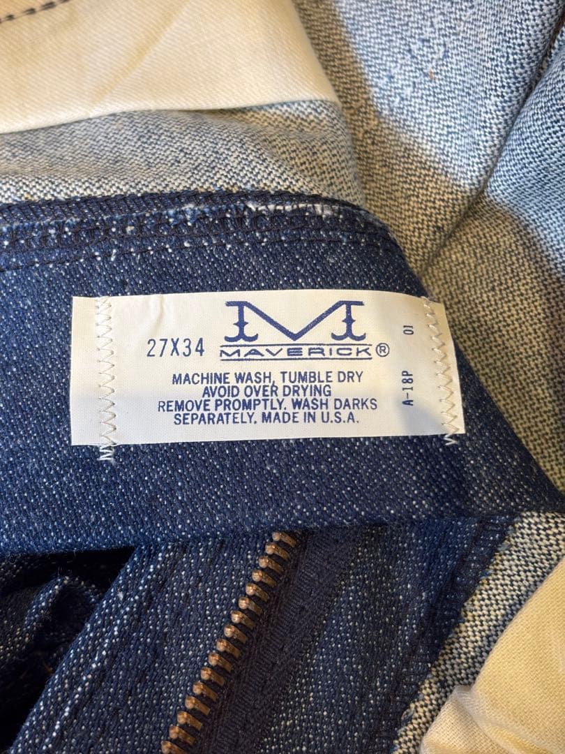 デッドストック 1970~80‘s MAVERICK350DENIM 44MWZ