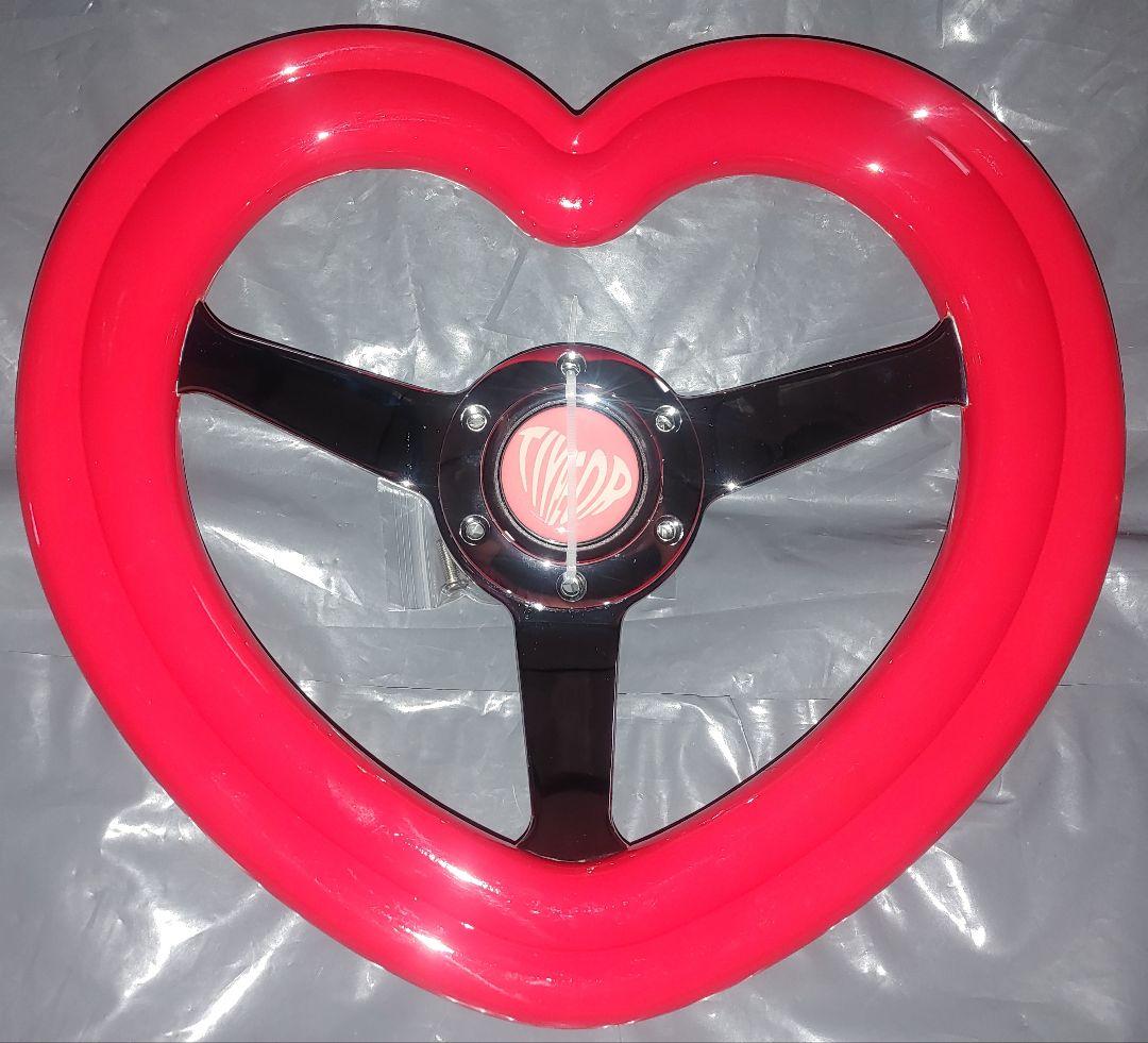 ♡32パイハートレッドステアリング♡　【最終値下げ今月いっぱいでページ削除】