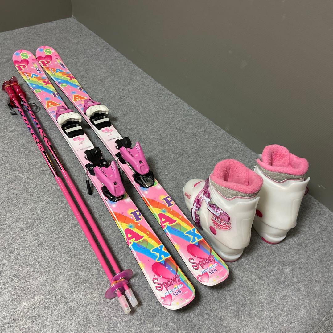 ★メンテナンス済 子供スキーセット 身長126~140cm前後のお子様向け