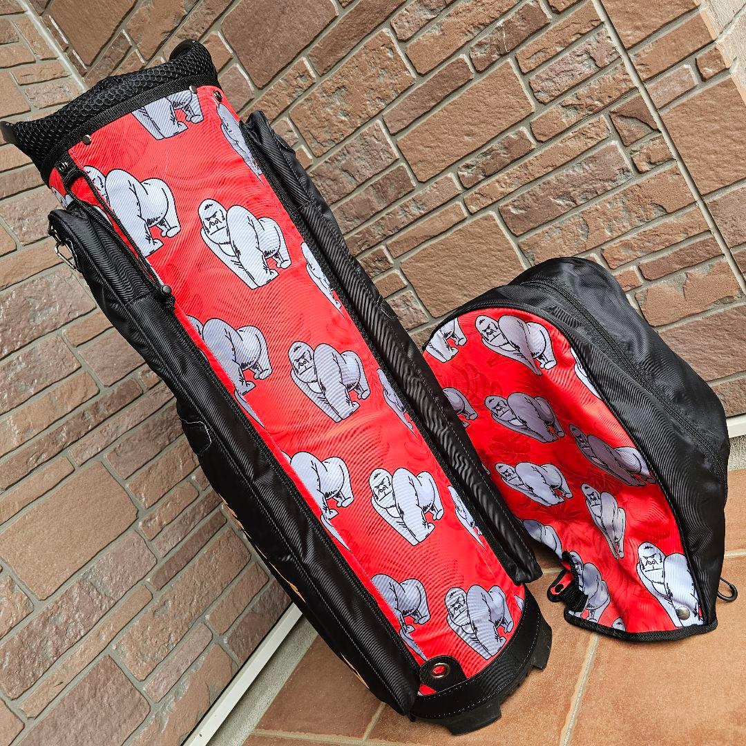 【ラウンドマウス】人気ゴリラ 9型キャディバック 多機能モデル 男女兼用