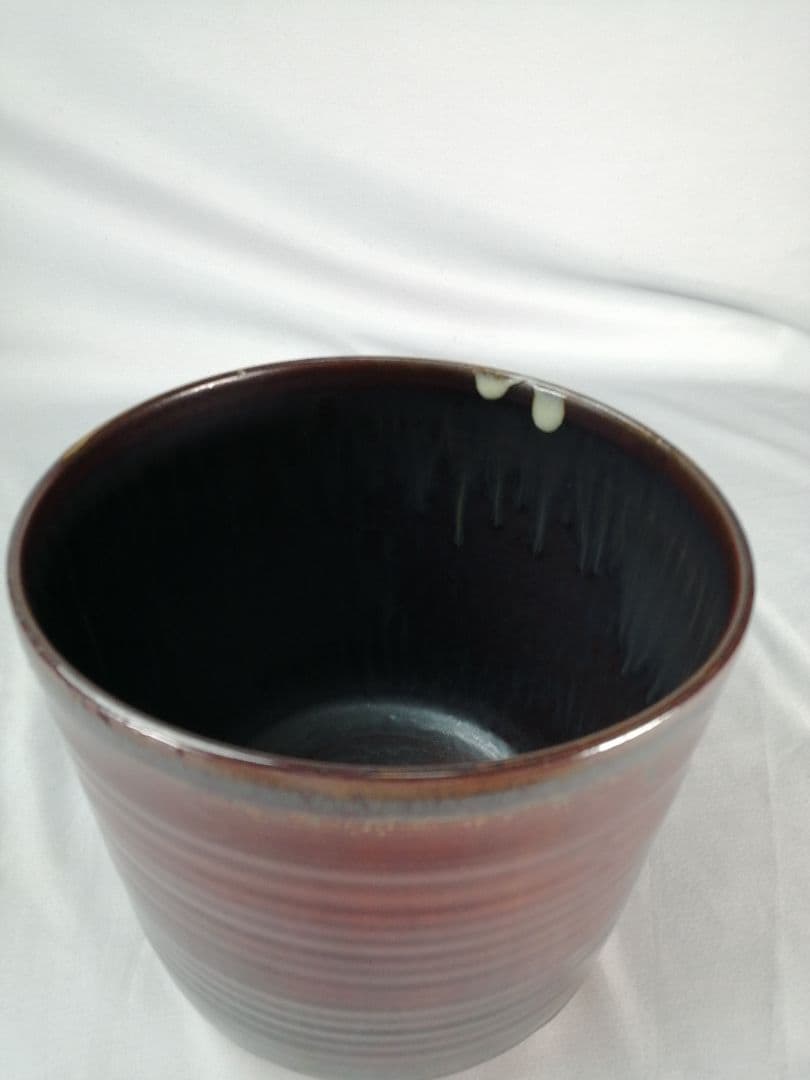 【茶道具】高取喜恵造　高取焼丸水指　水指392