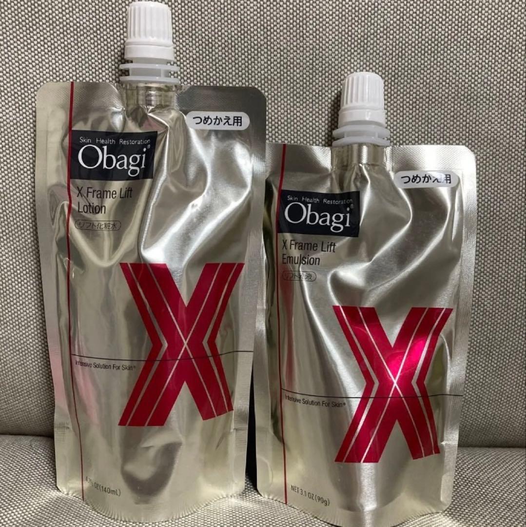 オバジX フレームリフトローション エマルジョン つめかえ用 2本セット