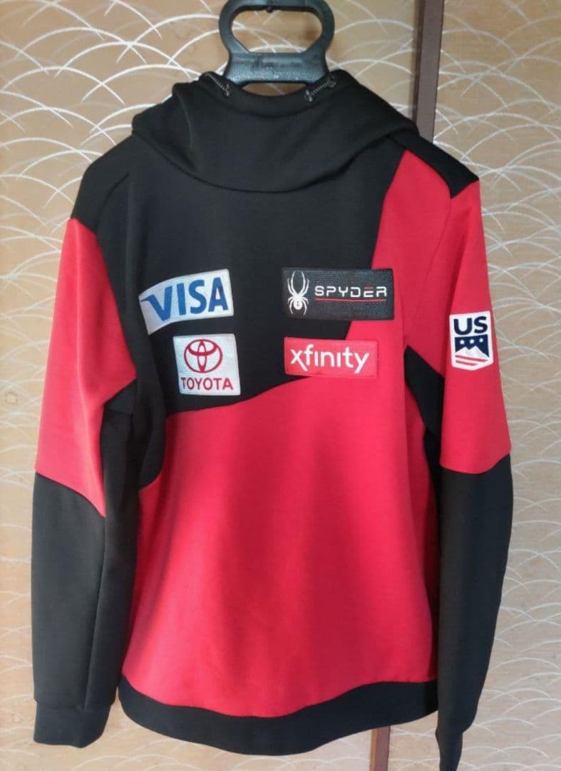 L-2 良品 SPYDER スパイダー U.S.SKI TEAM パーカー