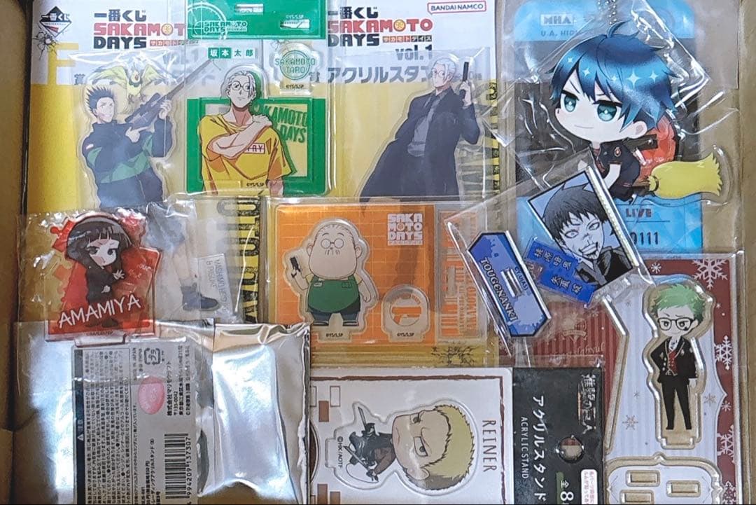 アニメグッズ まとめ売り ノンジャンル サカモトデイズ 桃源暗鬼 他