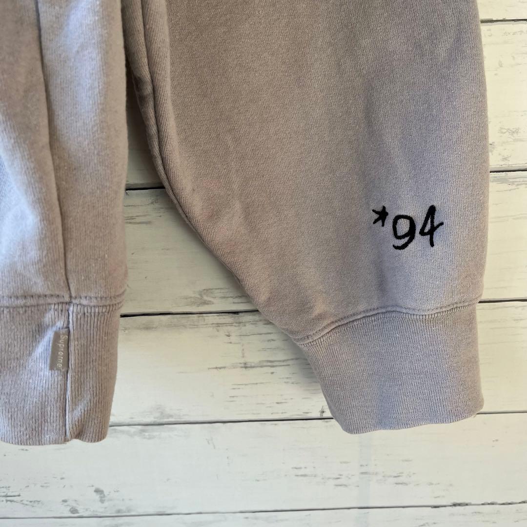 【XXL相当】シュプリームスウェット【グレー】ワンポイントロゴ⭐︎トレーナー