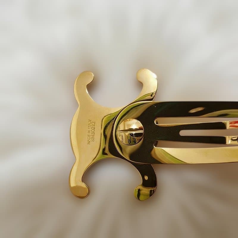 CELINE トリンフスナップヘアクリップ