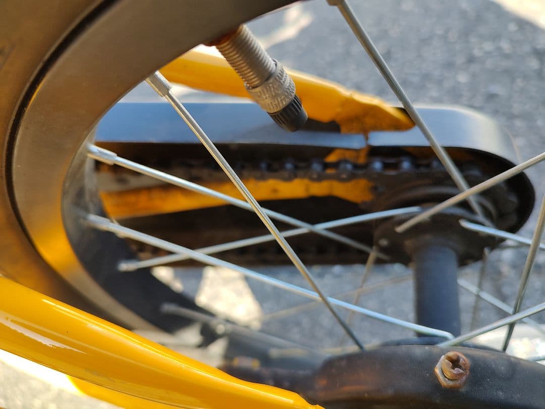 HUMMER（ハマー）子ども用自転車 20インチ前後 イエロー 前カゴ付き